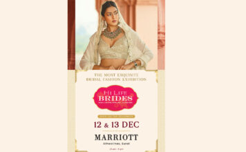 भारत की सबसे बड़ी फैशन प्रदर्शनी कंपनी हाईलाइफ एग्जिबिशन द्वारा हाईलाइफ ब्राइड्स इंडिया का सर्वश्रेष्ठ ब्राइडल शोकेस १२ और १३ दिसंबर को सूरत के होटल मैरियट मेंआयोजित किया जाएगा On 12th & 13th December at Hotel Marriott, Hi Life Brides India's finest bridal showcase Hi Life Exhibition in Surat