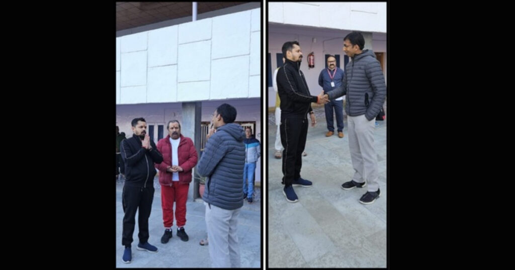 Nationalist Youth Congress leader Dheeraj Sharma ensured a pleasant pilgrimage to Mata Vaishno Devi Temple