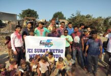 सूरत में JCI सूरत मेट्रो द्वारा गरीब बच्चों के लिए होली सेलिब्रेशन का आयोजन Holi celebration organized for poor children by JCI Surat Metro in Surat