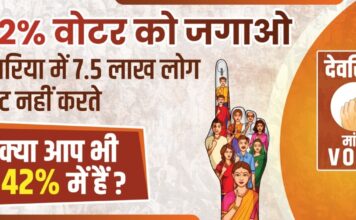 देवरिया में ‘देवरिया मांगे वोट’ अभियान का शुभारंभ 'Devria Mange Vote' campaign launched in Devria