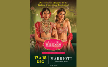 भारत की सबसे बड़ी फैशन प्रदर्शनी कंपनी हाईलाइफ एग्जिबिशन द्वारा हाईलाइफ ब्राइड्स प्रदर्शनी १७ और १८ दिसंबर को सूरत के होटल मैरियट में आयोजित किया जाएगा