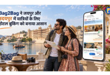 Bag2Bag ने जयपुर और उदयपुर में यात्रियों के लिए होटल बुकिंग को बनाया आसान